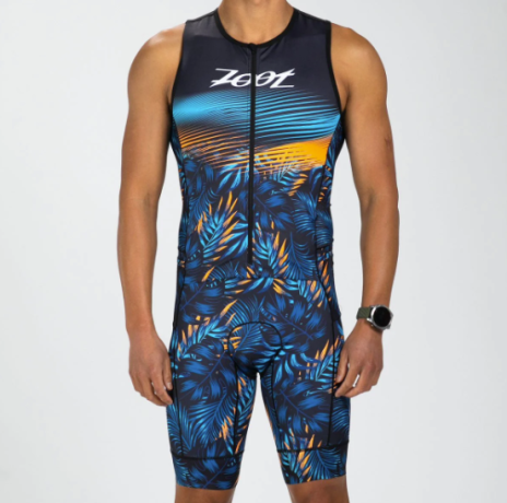 Трисьют ZOOT Men's Ltd Tri Aero Slvs Fz Racesuit - Club Aloha