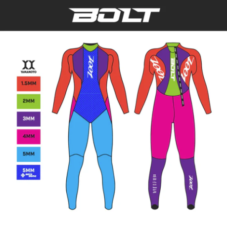 Men's Bolt 2.0 Wetsuit - Neon Green/Silver