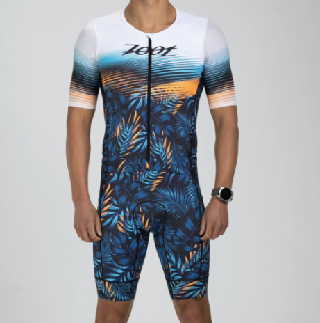 Трисьют ZOOT Men's Ltd Tri Aero Fz Racesuit - Club Aloha