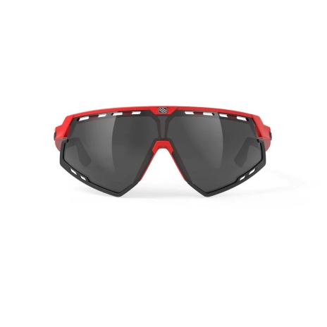 Rudy Project DEFENDER FIRE RED MATTE FRAME WITH SMOKE BLACK LENSES BLACK BUMPERS