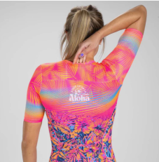 Трисьют ZOOT Women's Ltd Tri Aero Fz Racesuit - Club Aloha