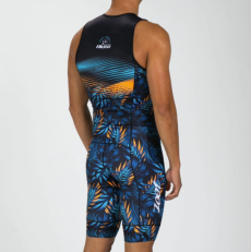 Трисьют ZOOT Men's Ltd Tri Aero Slvs Fz Racesuit - Club Aloha