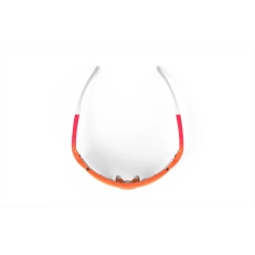 CUTLINE MANDARIN FADE CORAL FRAME WITH MULTILASER RED LENSES WHITE BUMPERS