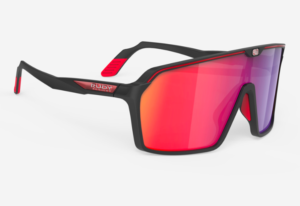 Очки спортивные Rudy Project Spinshield Black Matte Multilaser Red
