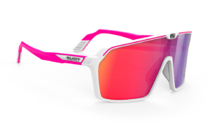 Очки спортивные Rudy Project Spinshield White/Pink fluo Multilaser Red