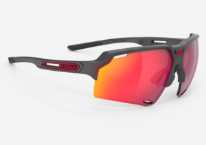 Очки спортивные Rudy Project Deltabeat Charcoal Matte Multilaser Red