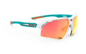 Очки спортивные Rudy Project Deltabeat White/Emerald Multilaser Orange