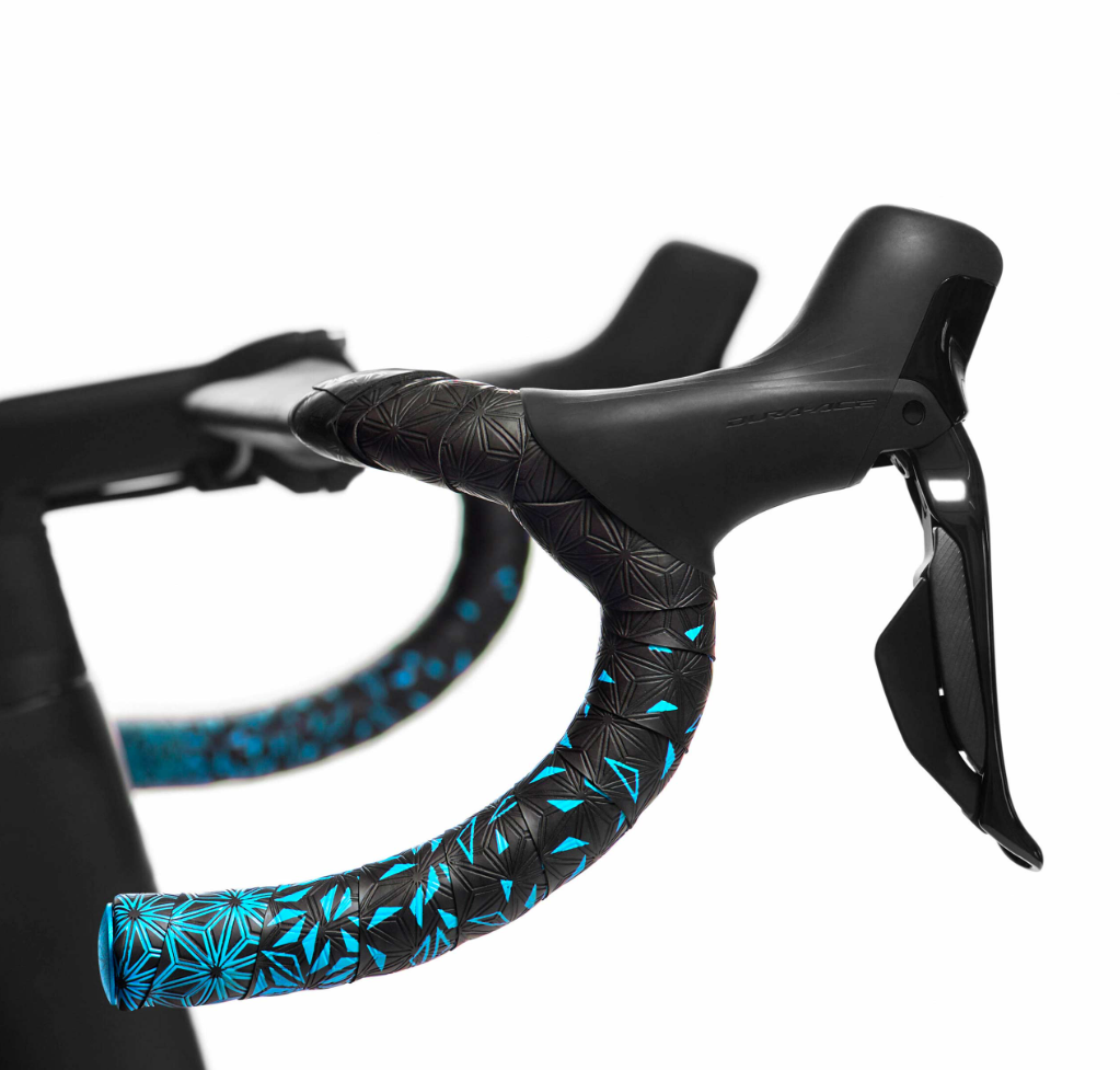 Обмотка на руль Super Sticky Kush Star Fade Neon Blue — изображение 2