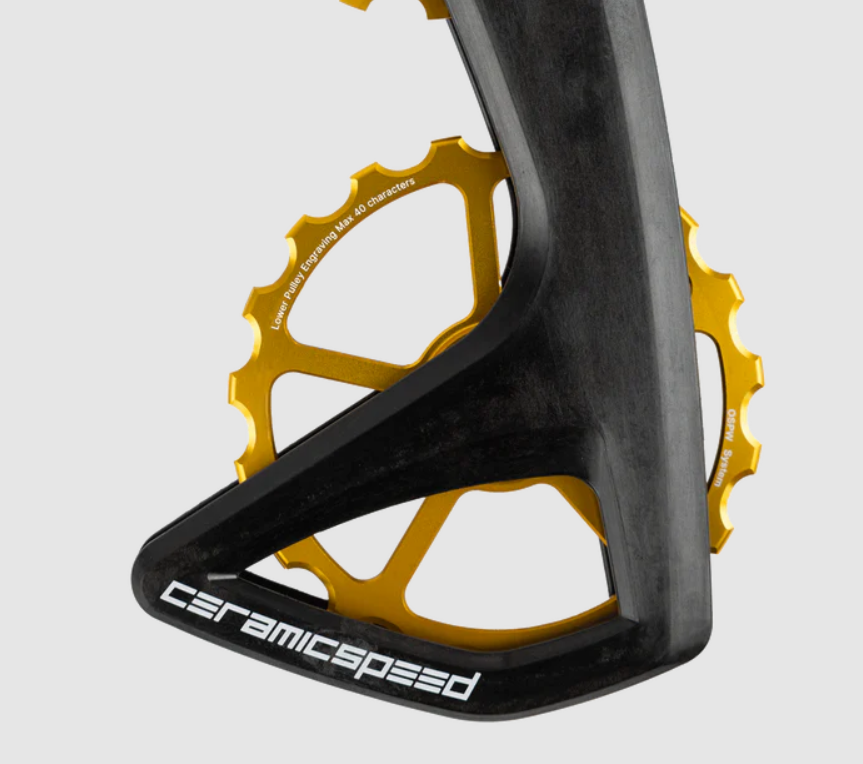 Лапка переключателя OSPW RS 5-Spoke for Shimano 9250/8150 Gold — изображение 2