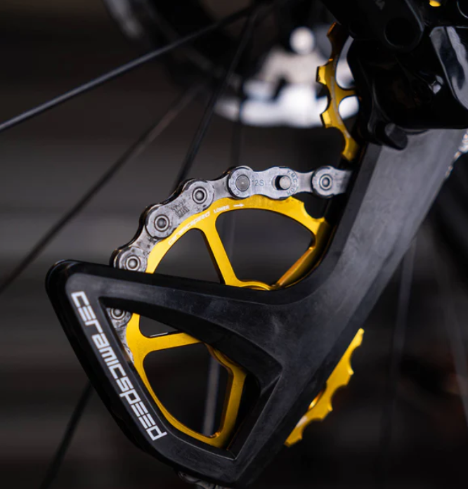 Лапка переключателя OSPW RS 5-Spoke for Shimano 9250/8150 Gold — изображение 3