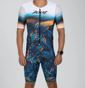 Трисьют мужской Mens LTD Triathlon Aero Full Zip Racesuit - Club Aloha S