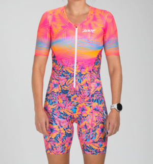 Трисьют женский Womens LTD Triathlon Aero Full Zip Racesuit - Club Aloha 2XL