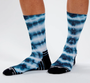 Носки Unisex 6" Sock Blue Tie Dye L