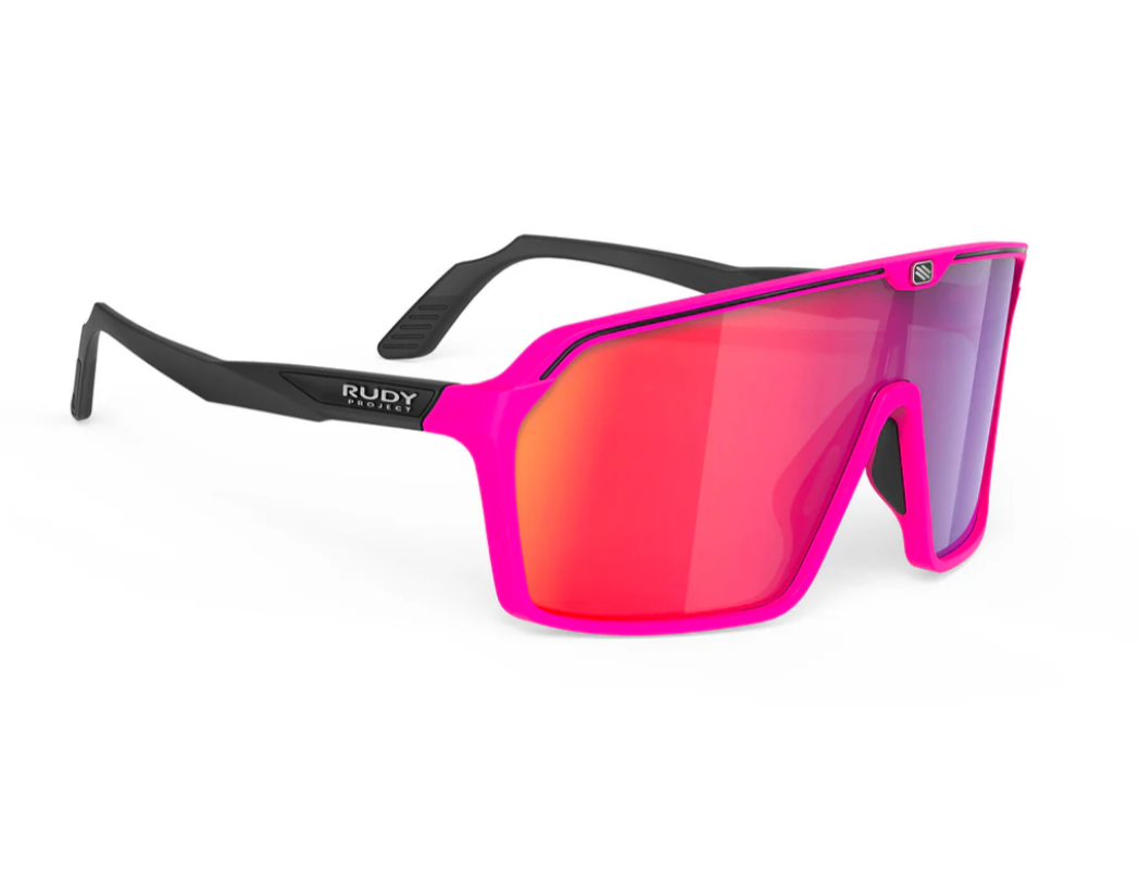Очки спортивные Rudy Project Spinshield Pink Fluo/Black Matte Multilaser Red