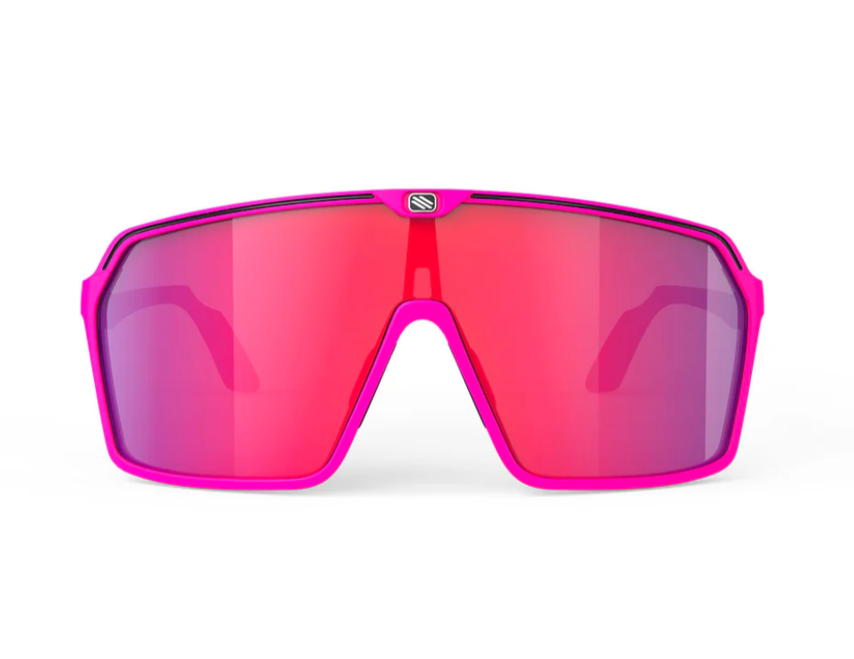 Очки спортивные Rudy Project Spinshield Pink Fluo/Black Matte Multilaser Red — изображение 2