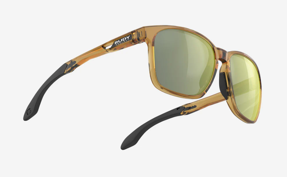 Очки спортивные Rudy Project Lightflow A - Crystal Butterscotch Laser Green Gloss — изображение 3