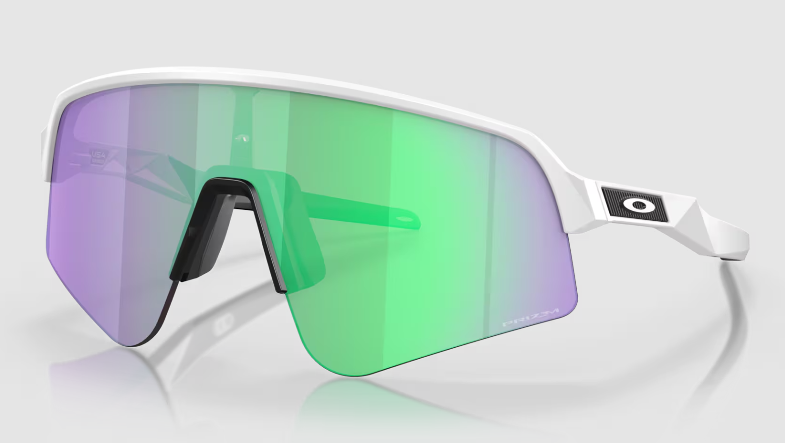 Очки Oakley Sutro Lite Sweep prizm road jade Lenses, matte white Frame
