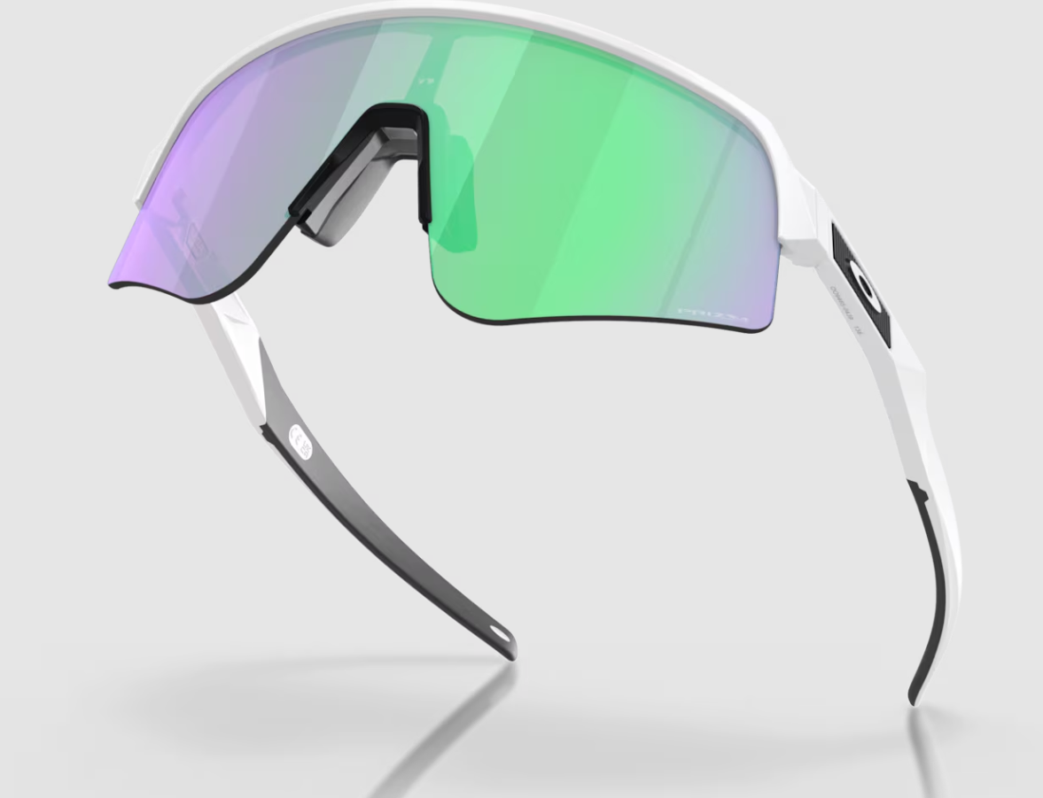 Очки Oakley Sutro Lite Sweep prizm road jade Lenses, matte white Frame — изображение 4