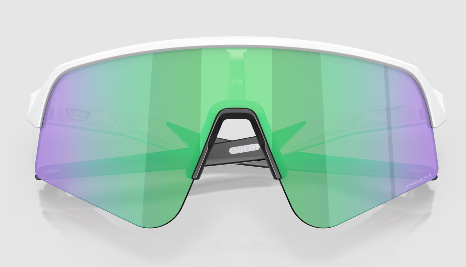 Очки Oakley Sutro Lite Sweep prizm road jade Lenses, matte white Frame — изображение 5