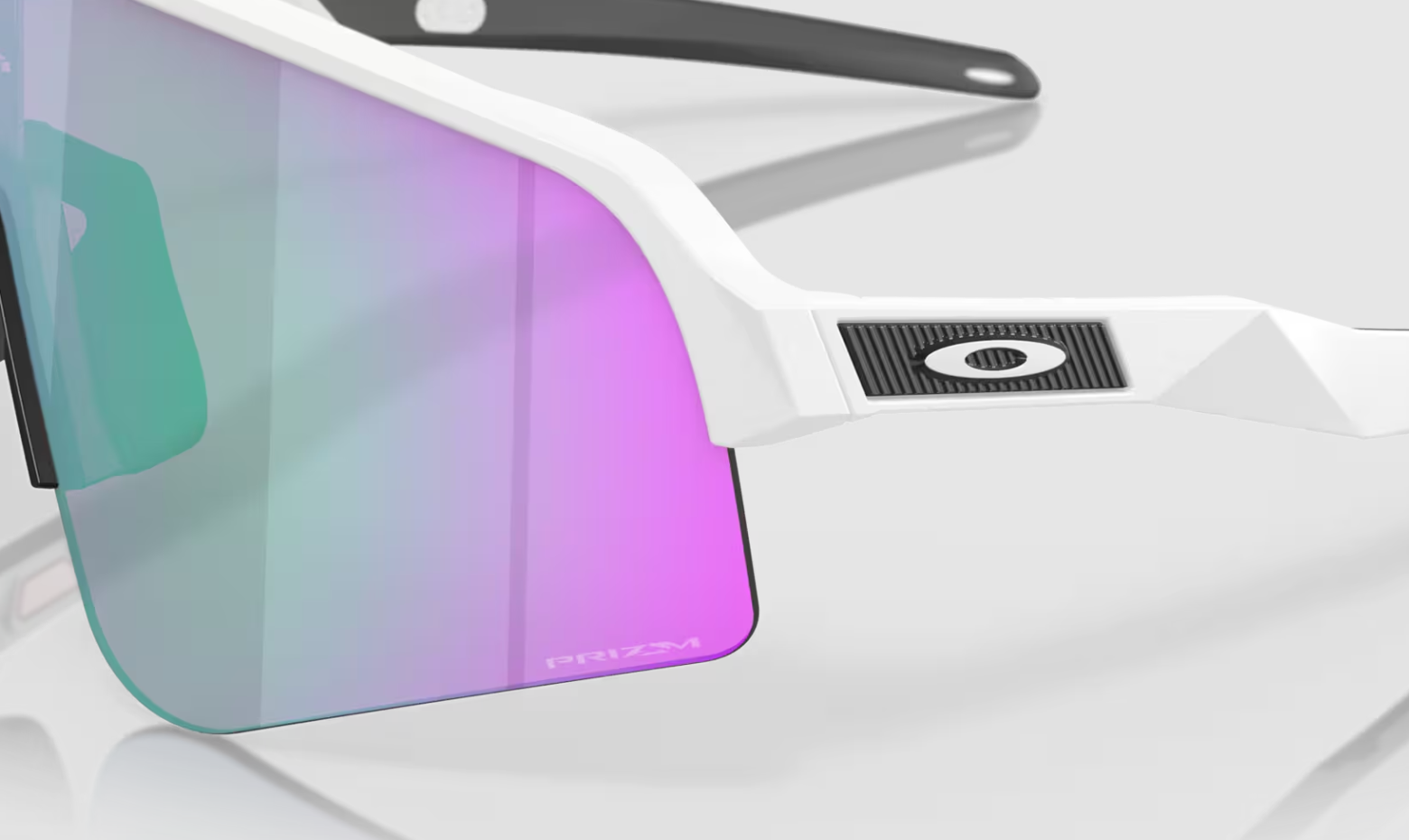 Очки Oakley Sutro Lite Sweep prizm road jade Lenses, matte white Frame — изображение 6