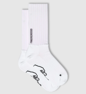Носки  Fingercrossed #AERO 2.0 LOGO VERTICAL WHITE 39-42 (EU)
